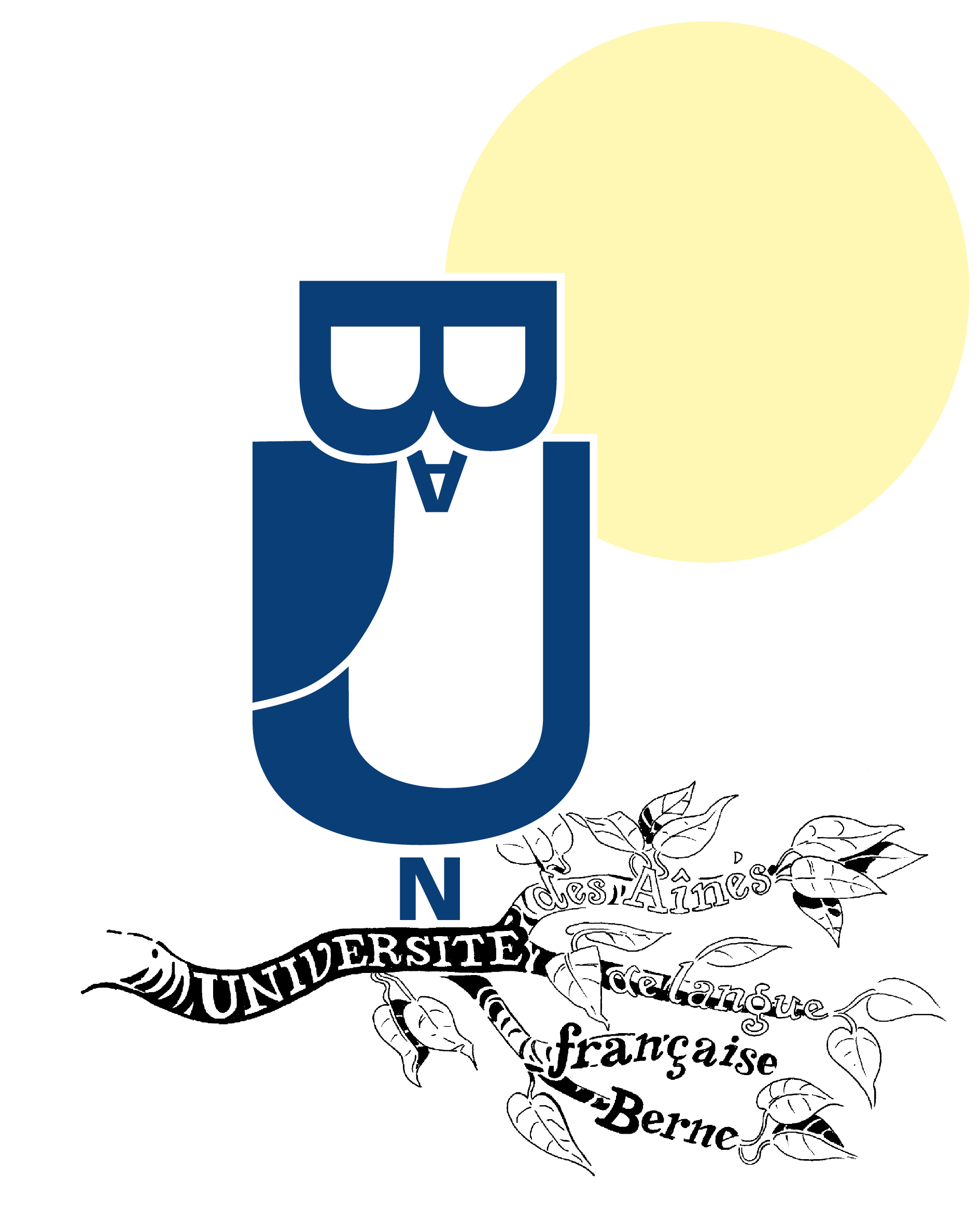 Logo chouette UNAB avec lune